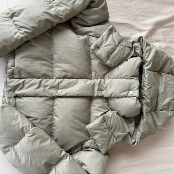 lululemon athletica Jackets & Blazers - Lululemon Wunder Puff Super-Cropped Jacket – Heathered Raw Linen